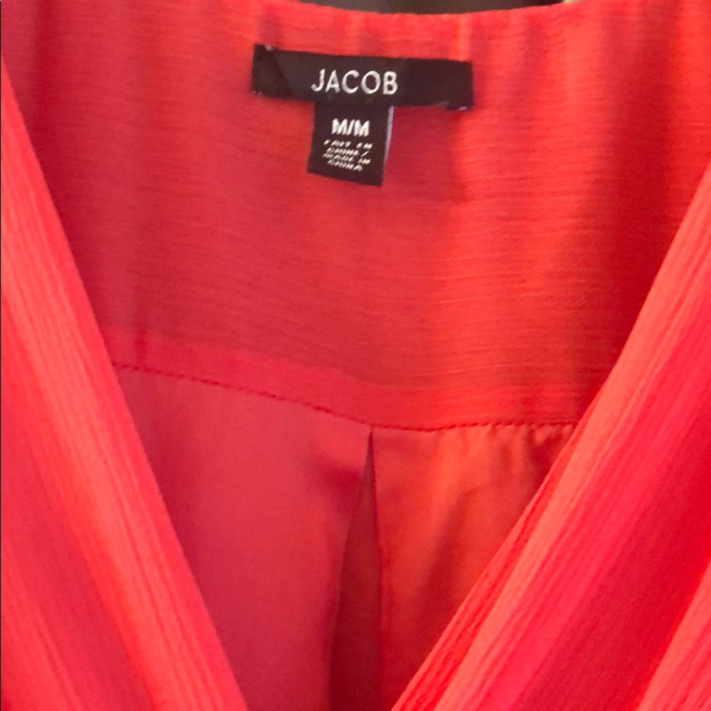 Jacob midi dress, sleeveless corset top with ruching in front and ruffles - Picture 3 of 10